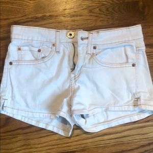 3/$30 Levi white shorts